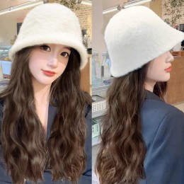 그란다 앙고라 벙거지 웨이브 물결 가발 SD-251139