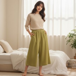 모데라 린넨 와이드 치마바지 마바지 SD-260218