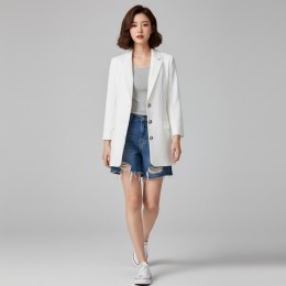 베틸 베이직 간절기 롱자켓 SD-260220