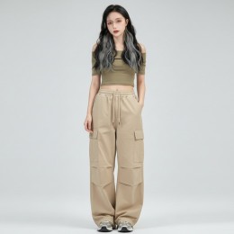 벨바로 남녀 밴딩 카고 스트링 와이드 팬츠 SD-260239