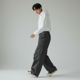 벨바로 남녀 밴딩 카고 스트링 와이드 팬츠 SD-260239