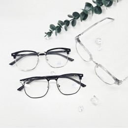 웬져 안티 블루라이트 반뿔테 안경 SD-260163