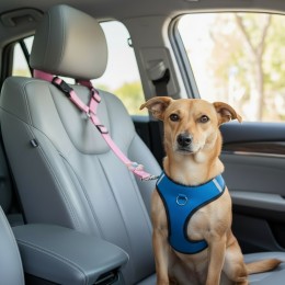 체사 반려동물 차량용 안전 스트랩 리드줄 SD-260311