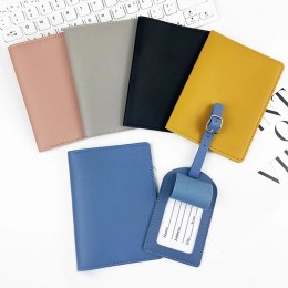 벨라키시 심플 여권지갑 러기지택 세트 SD-260312