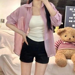 크라투와 베이직 시스루 셔츠 여름남방 SD-260313