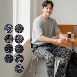 남자 노즌 아이스쿨 지퍼포켓 9부 일자바지 SD-262041