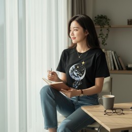 벨라시 문돌고래 데일리 반팔티 SD-260424