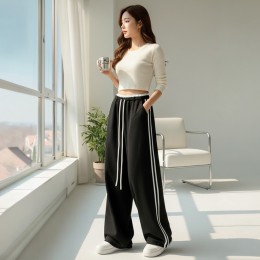 페트라온 투라인 스트링 오버 와이드바지 SD-262055