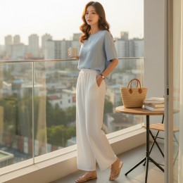 비츠로 남녀공용 아이스터치 데님룩 와이드 SD-260517
