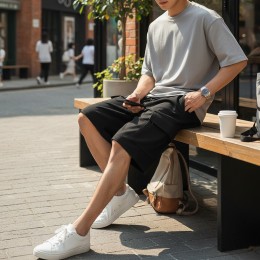 오타이탄 남녀공용 카고 버뮤다 반바지 SD-260522