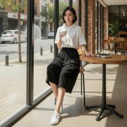 넬리아턴 무릎절개 버뮤다 7부 SD-260523