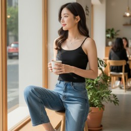 벨즈노 베이직 슬리브리스 브라캡 나시티 SD-260526