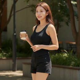 벨버니 베이직 브라캡 버튼 나시 SD-260531