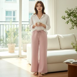 캔씨클 꾸안꾸 쫀득 플레어 팬츠 SD-260533
