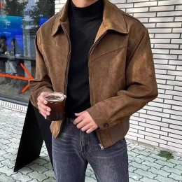 락텐 남자 스웨이드 하프 숏자켓 SD-260160