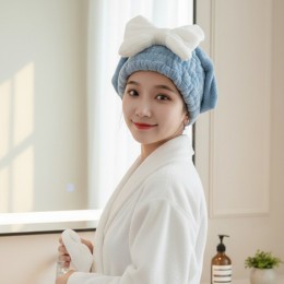 헤야스 리본 샤워 헤어캡 타올모자 SD-260609