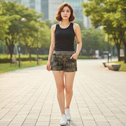 몰테르 카모 쇼츠 반바지 핫팬츠 SD-260619