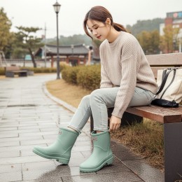 베르던 여성 앵클 미들숏 레인부츠 장화 SD-262063