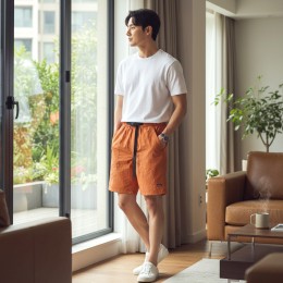 콜반 더블 빅포켓 버클 스트랩 반바지 SD-260622