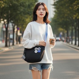 코켄즈 배색 캐주얼 패션 크로스백 호보백 SD-262073