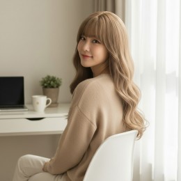 칼리아나 긴웨이브 메쉬 여성 통가발 SD-262076