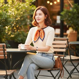 아나떼 패턴 반다나 롱 스카프 SD-260702