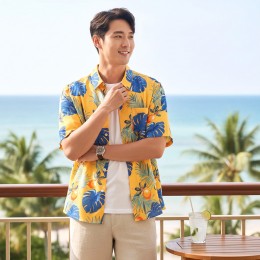 클래든 남성 트로피컬 여름 꽃남방 SD-260405