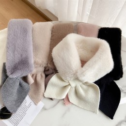 노마 무지리본 소프트 퍼 목도리 SD-262092