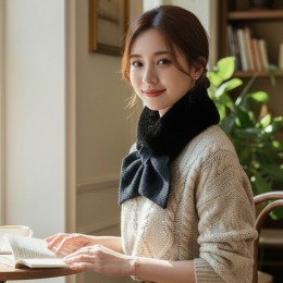 노마 무지리본 소프트 퍼 목도리 SD-262092