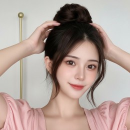 본젤 올림머리 밴드형 부분가발 2개세트 SD-260920