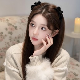써니 트윈테일 미니리본 집게핀 부분가발 SD-260921