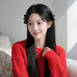 써니 트윈테일 미니리본 집게핀 부분가발 SD-260921