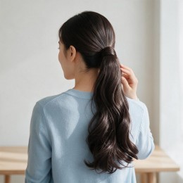 마노아 포니테일 집게형 부분가발 SD-260922
