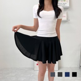 라이키 플리츠 큐롯 치마바지 SD-1686A