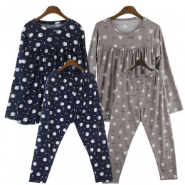 눈꽃양 스판 프릴 긴팔잠옷세트 SD-200813