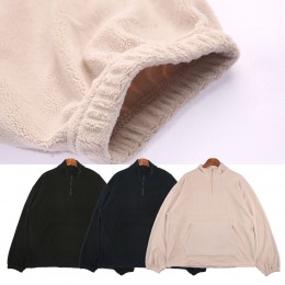 치엔 뽀글이 하프집업 티셔츠 SD-211055