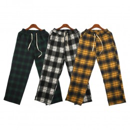 [Sale] 임모탄 울 체크 패턴 통바지 SD-211066