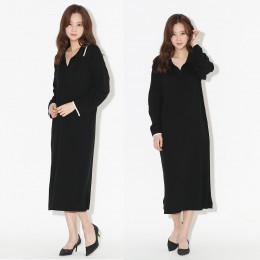 [Sale] 카라포인트 루즈핏 니트 롱원피스 SD-220413