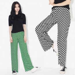 바둑패턴 와이드팬츠 SD-220706