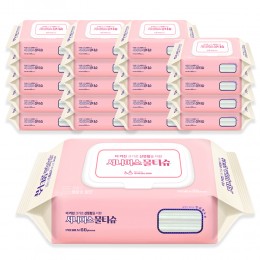 대형사이즈 유아 성인 기저귀용 물티슈 20개 SD-220713