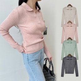 바냐 카라넥 슬림 캐시 골지 니트 SD-220804