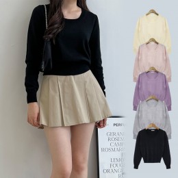 델링 스퀘어 리얼 캐시미어 니트 SD-220805