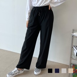 가빈치 여자 스판 밴딩 와이드 팬츠 SD-220855