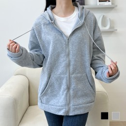 [Sale] 안드라 여자 오버핏 기모 후드집업 점퍼 SD-220948