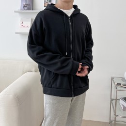 안드라 남자 오버핏 기모 후드집업 점퍼 SD-220949