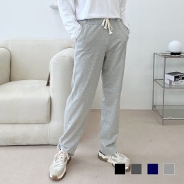 노반 남자 무지 면 일자 통바지 SD-220981