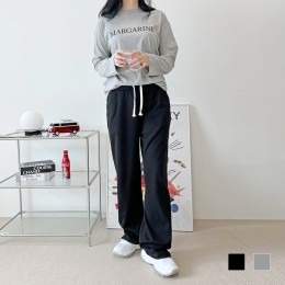 글로버 여자 무지 면 와이드 통바지 SD-220996