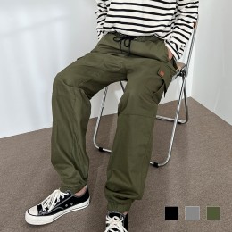 벤타이 남자 솔리드 카고 조거 바지 SD-221003-