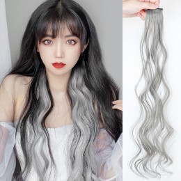 웨이브 포인트 컬러 헤어피스 붙임머리 SD-221025