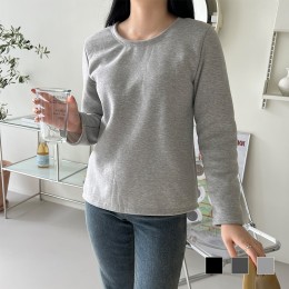 로티 보송보송 안감양털 라운드티 SD-221096